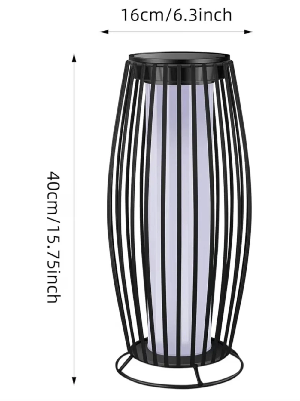Solar Outdoor Flickering Flame Lantern